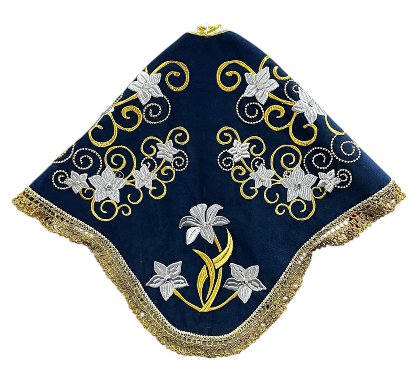 Ajuar Lilis terciopelo Azul 50 cm