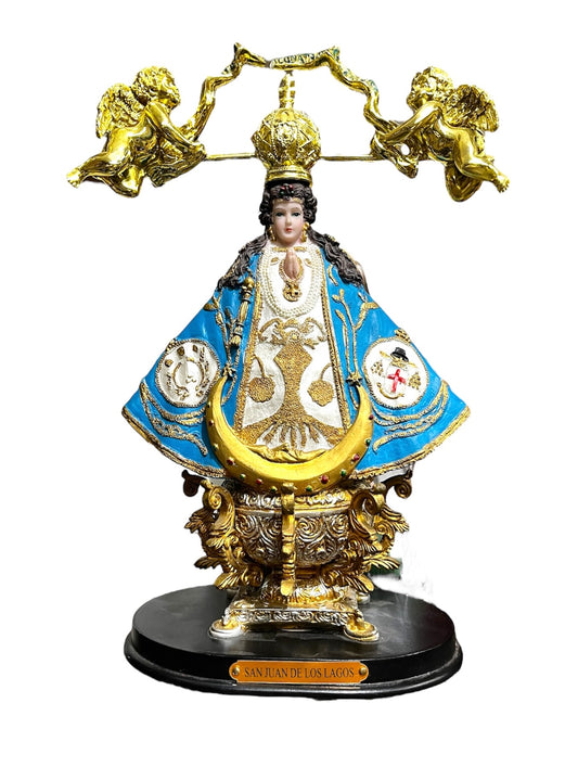 Virgen San Juan de los lagos 25 cm